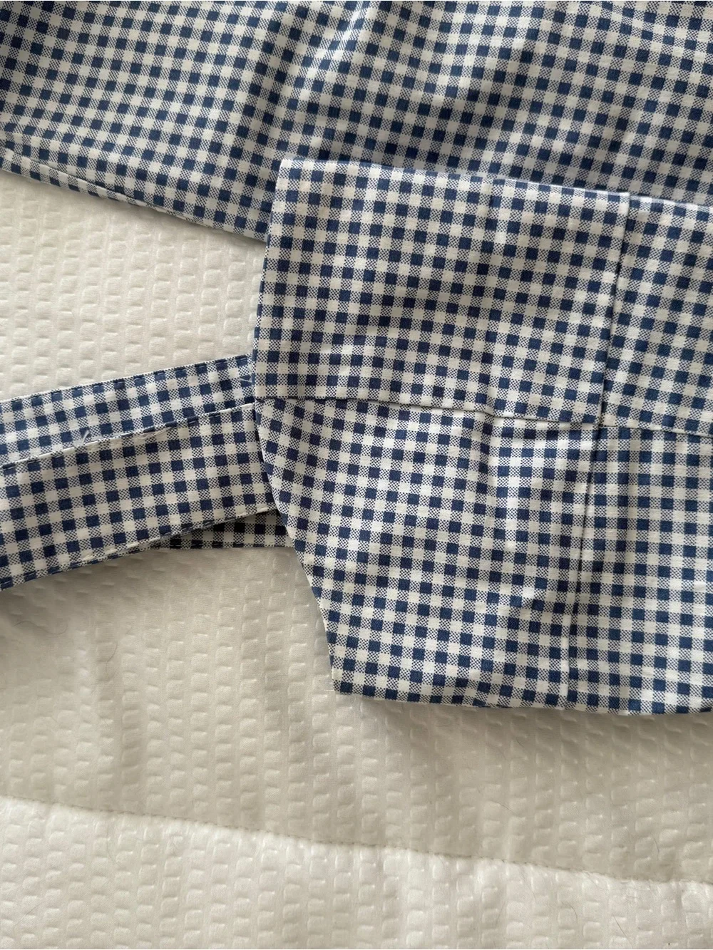 Lulus Blue Gingham Matching Set XS